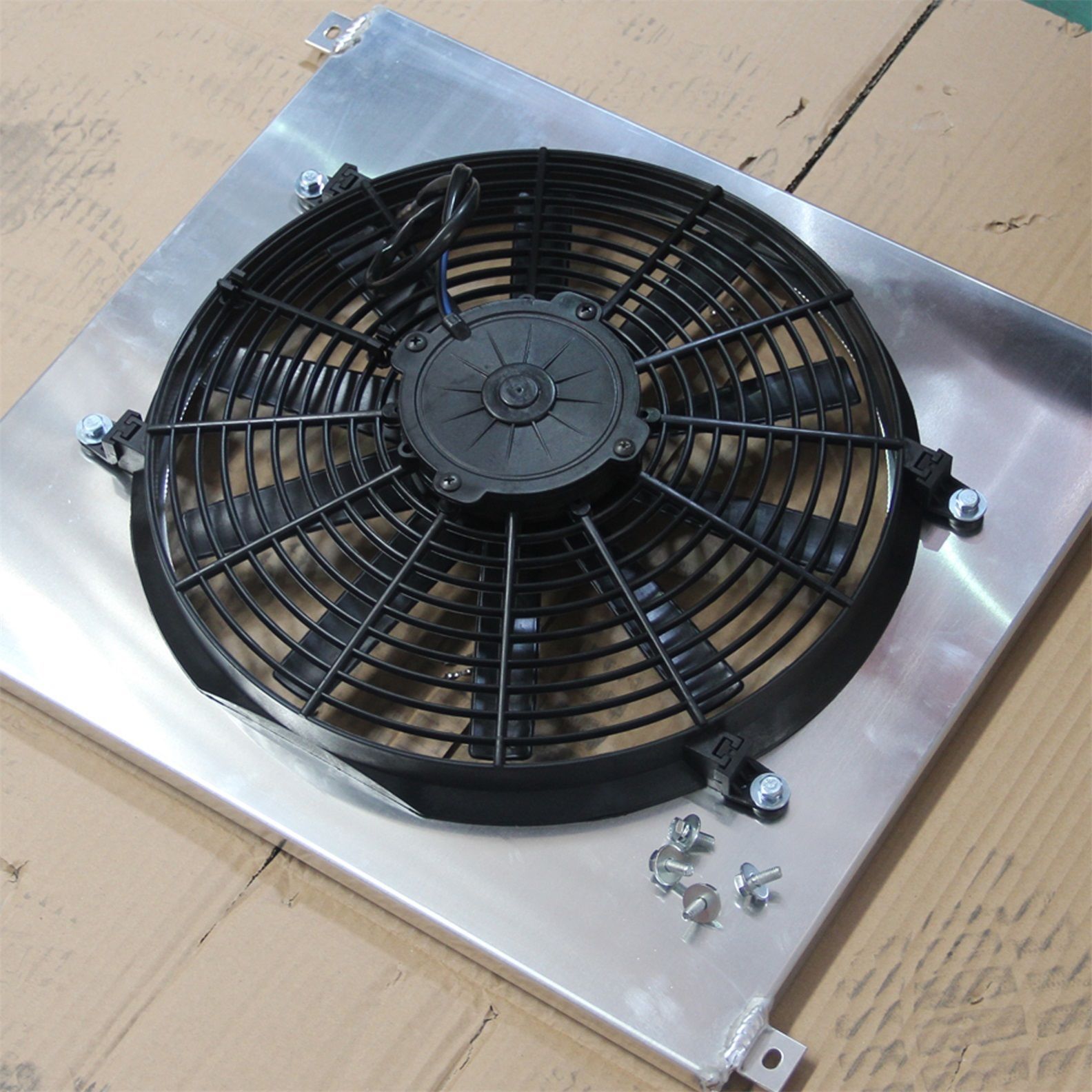 Aluminum Radiator Shroud With Fan For Ford Falcon XY XW XT XR 302 351 289 V8 V6 822454178995 eBay
