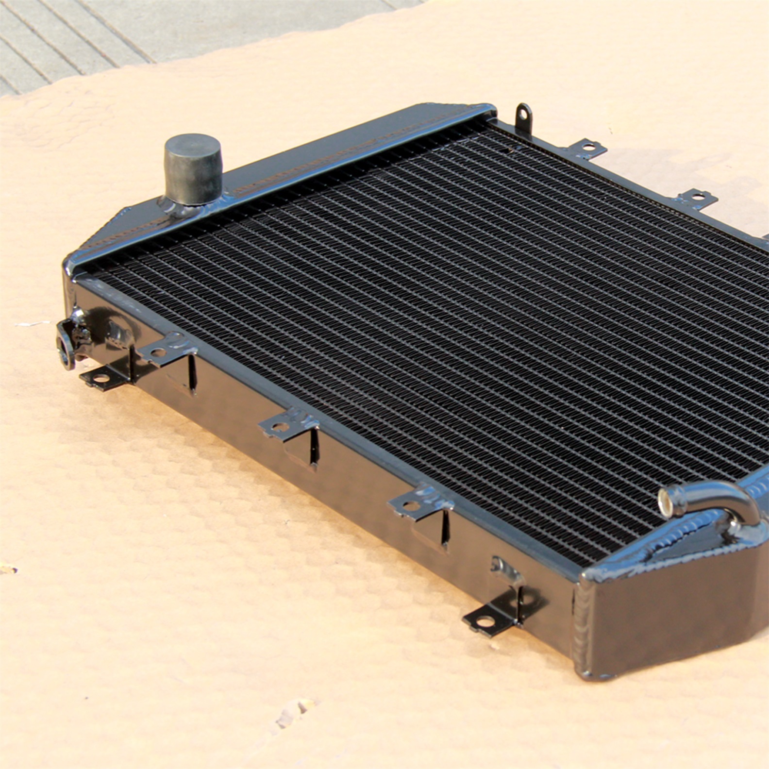 Aluminum Radiator For Kawasaki ATV Ninja ZX12 ZX12R ZX1200 20022005 2