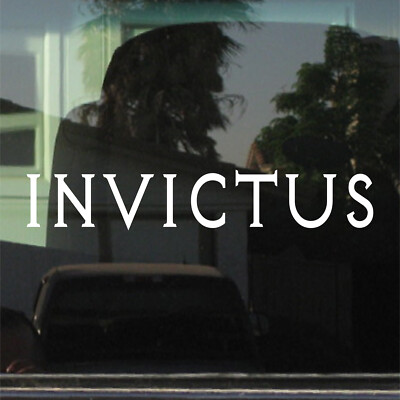 Invictus (Latin for Unconquerable or Undefeated) Custom Vinyl Sticker / Decal 