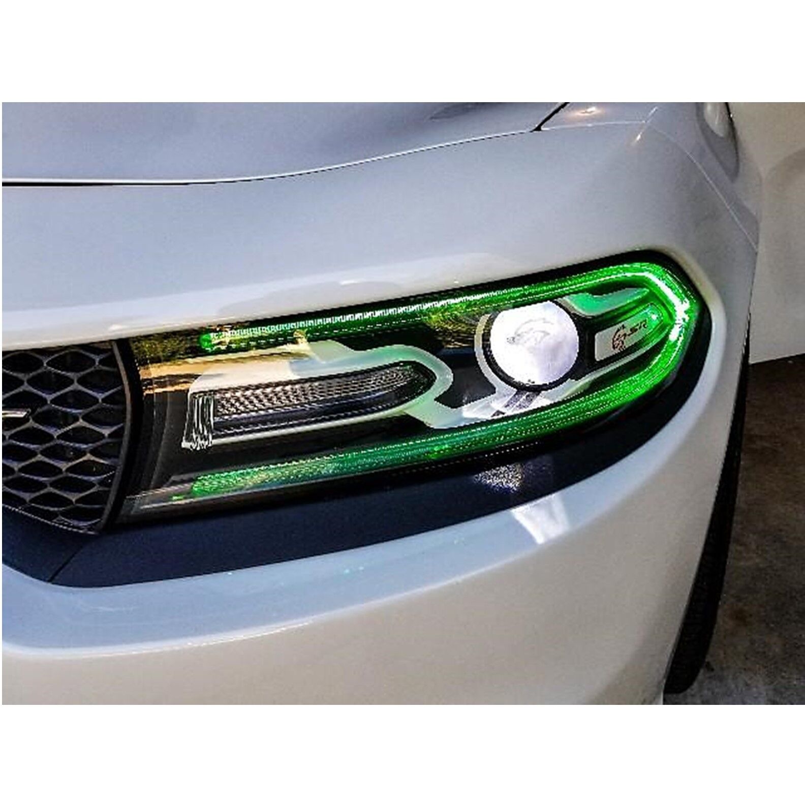 RGBW LED MultiColor Changing Headlight Accent Pair For 20152018 Dodge