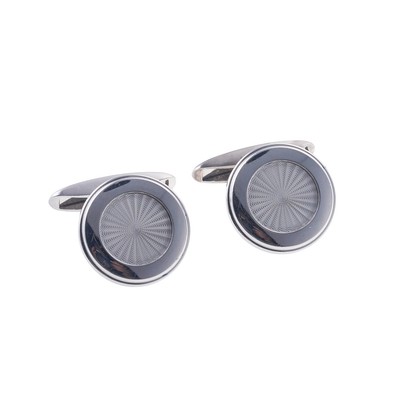 Chopard Guilloche White Gold Cufflinks