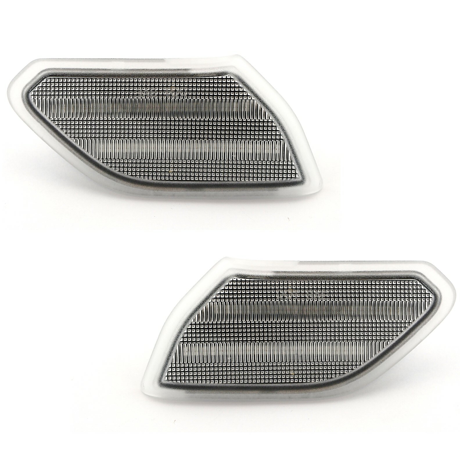 Clear Amber LED Front Side Marker Light Bulb Lens Pair For 1820 Jeep