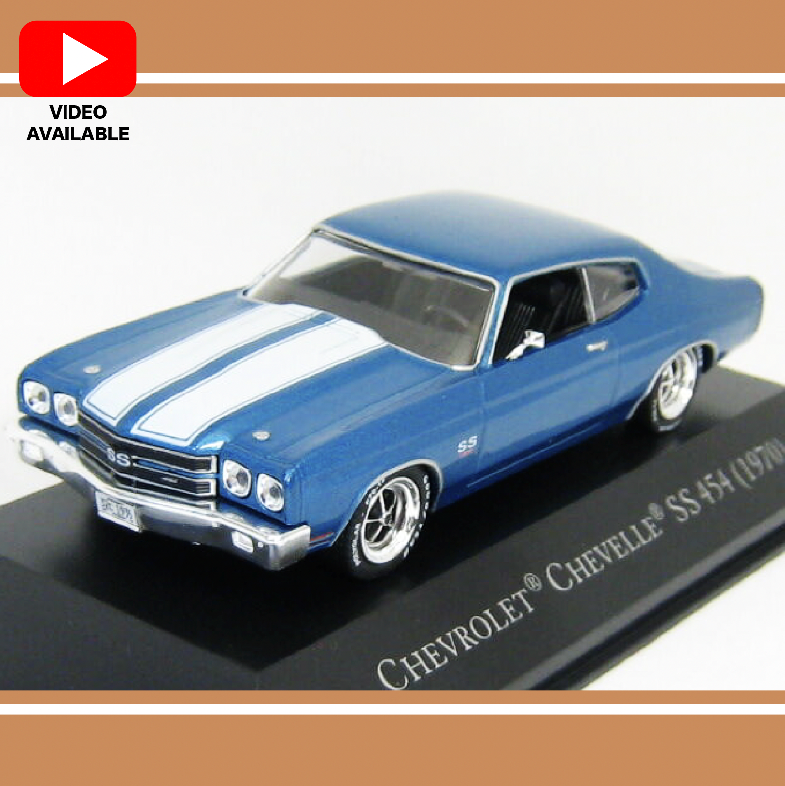 Amazon | 限定車 ixo 1/43 Chevrolet Chevelle SS 1970年 Blue