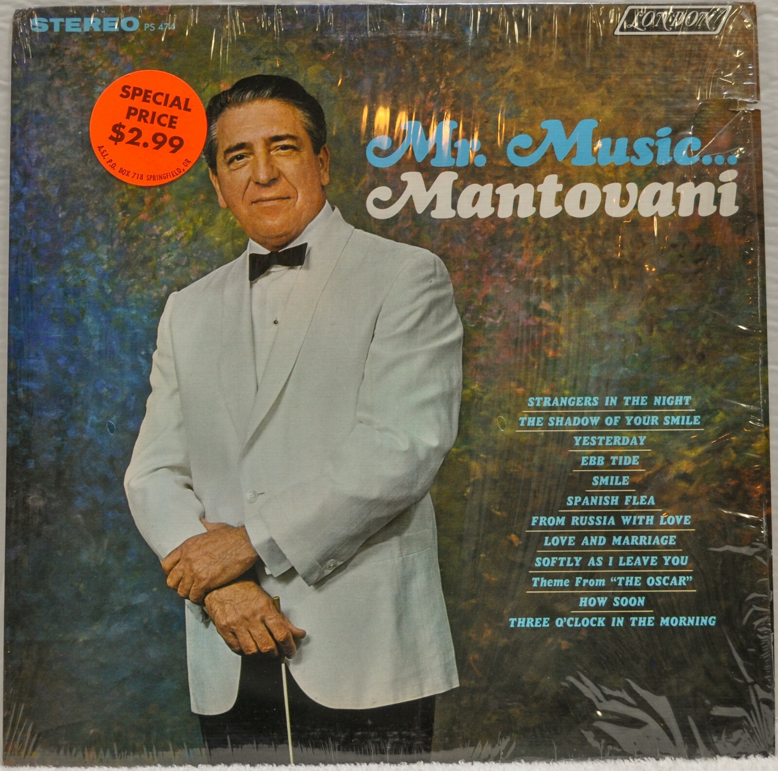 Mantovani & His Orchestra: Mr. Music Mantovani [London PS