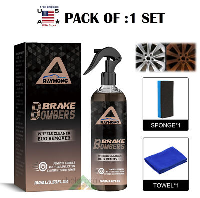 2× Stealth Garage Brake Bomber Non-Acid Wheel Cleaner for Cleaning Wheels Spray
