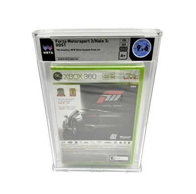 Halo 3: ODST / Forza Motorsport 3 Combo Xbox 360 WATA 9.6 A+ FACTORY SEALED VGA