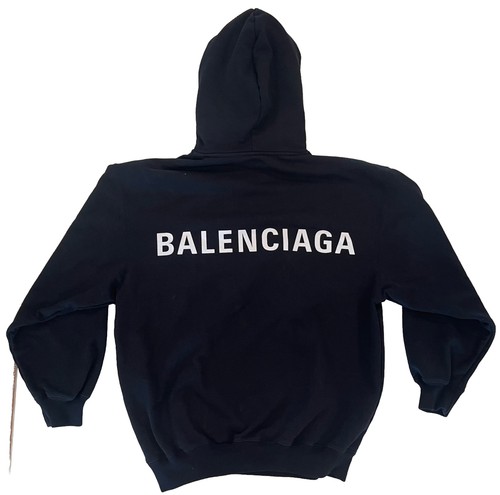 関税送料込◆BALENCIAGA◆ Logo Vintage Washed Design Hoodie Balenciaga(バレンシアガ) Logo Vintage Washed Design Hoodie