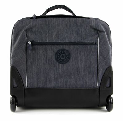 kipling Back To School Giorno Large Wheeled Backpack Trolley Tasche Marine Navy