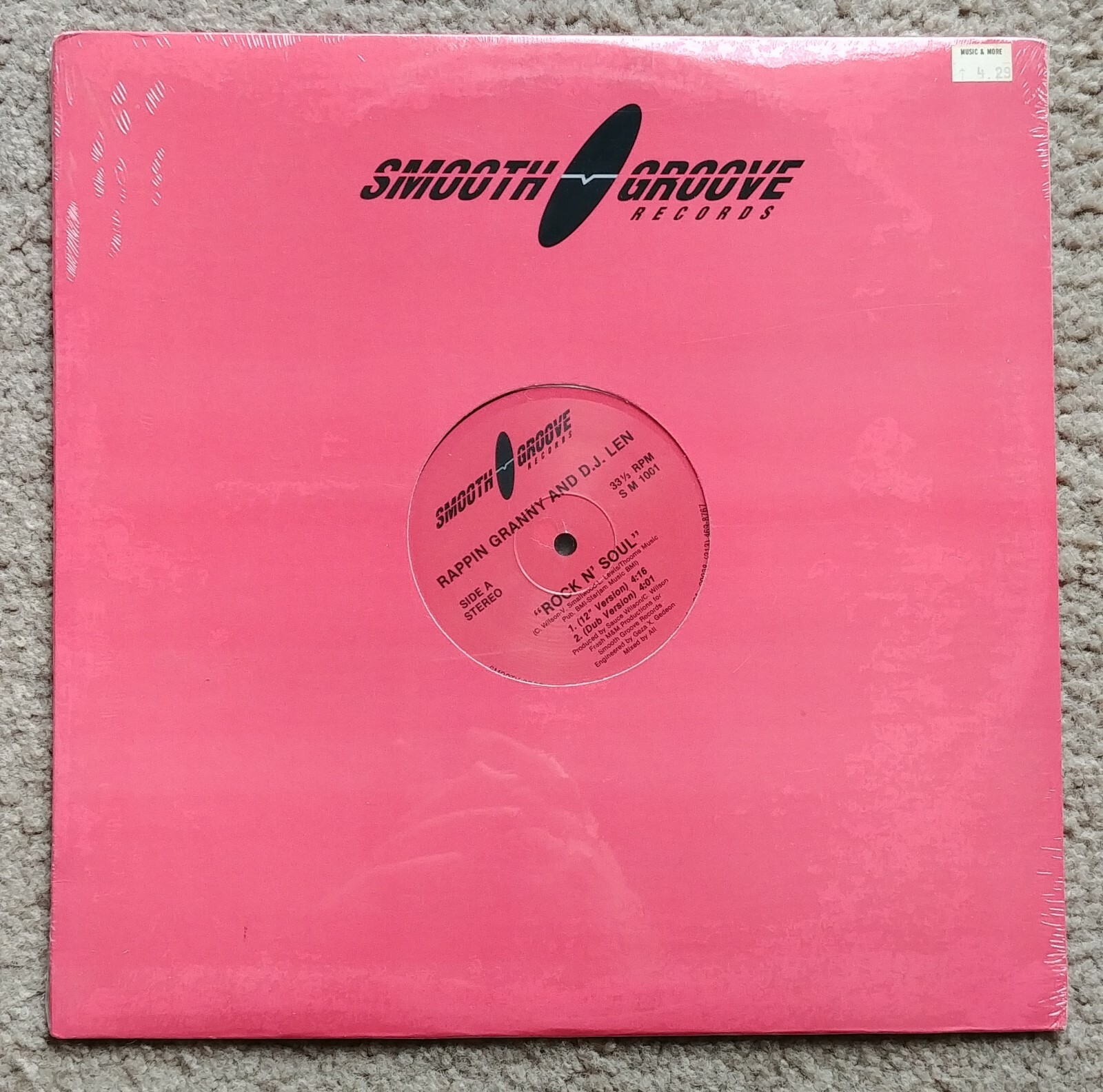 Rappin Granny & D.J. Len ‎– Rock N' Soul SEALED NEW HIP HOP