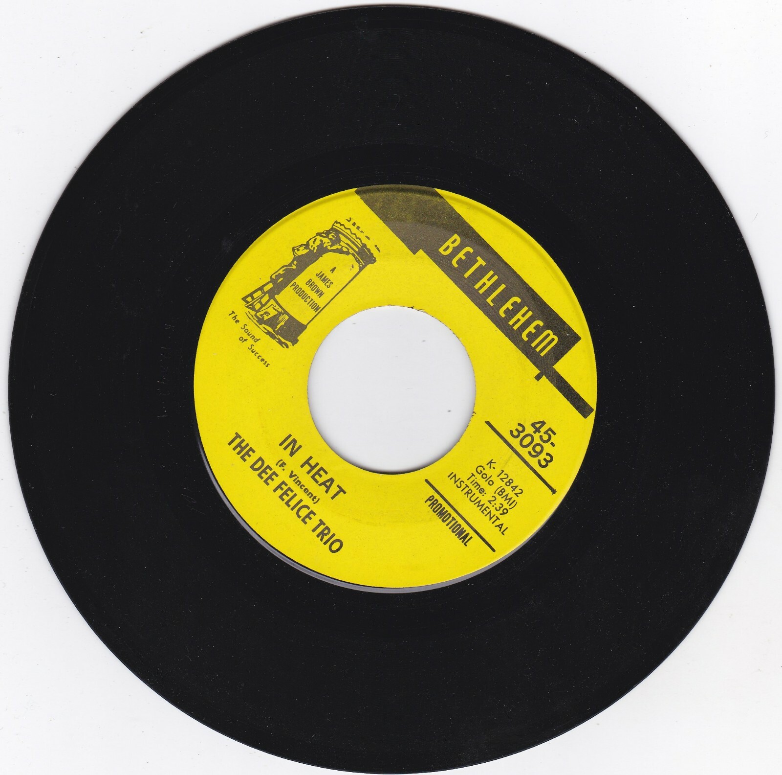 【7inch】DEE FELICE TRIO / Nightingale FUNK 45RPM - THE DEE FELICE TRIO ON BETHLEHEM - RARE! SOUND