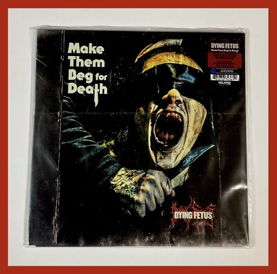 Dying Fetus - Make Them Beg For Death LP On Sea Blue Color Vinyl Death Metal