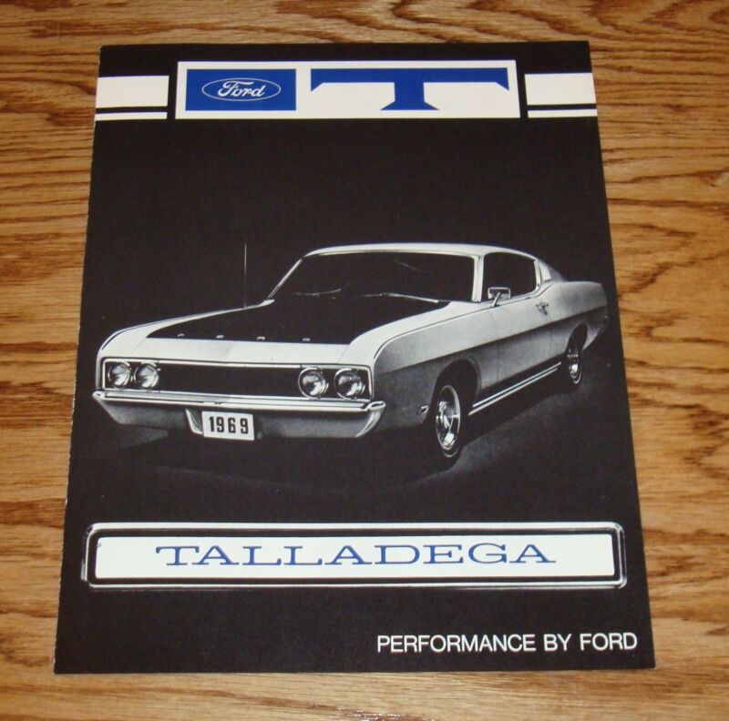 1969 Ford Torino Talladega Sales Brochure Folder 69