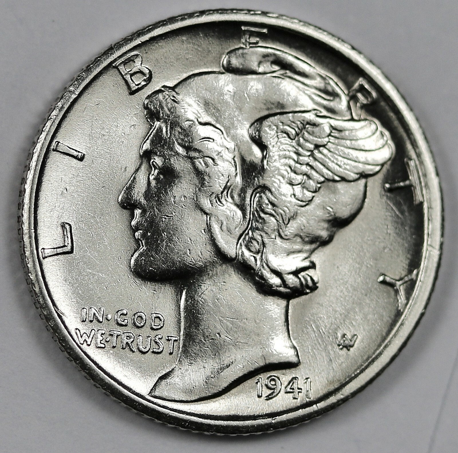 1941-s Mercury Dime. Large 