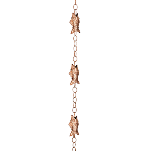 Good Directions Fish Pure Copper 8.5-Foot Rain Chain
