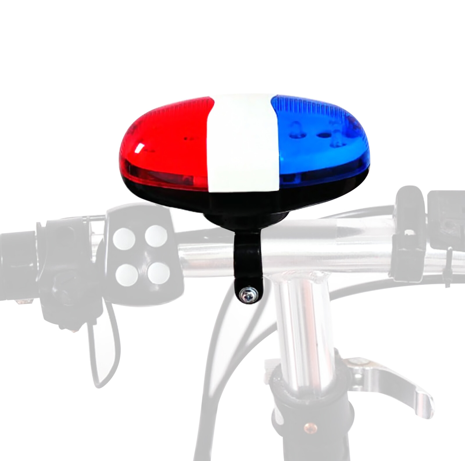 Light Police Car Electric Siren Horn Bell Bike 4 Sounds Trumpet