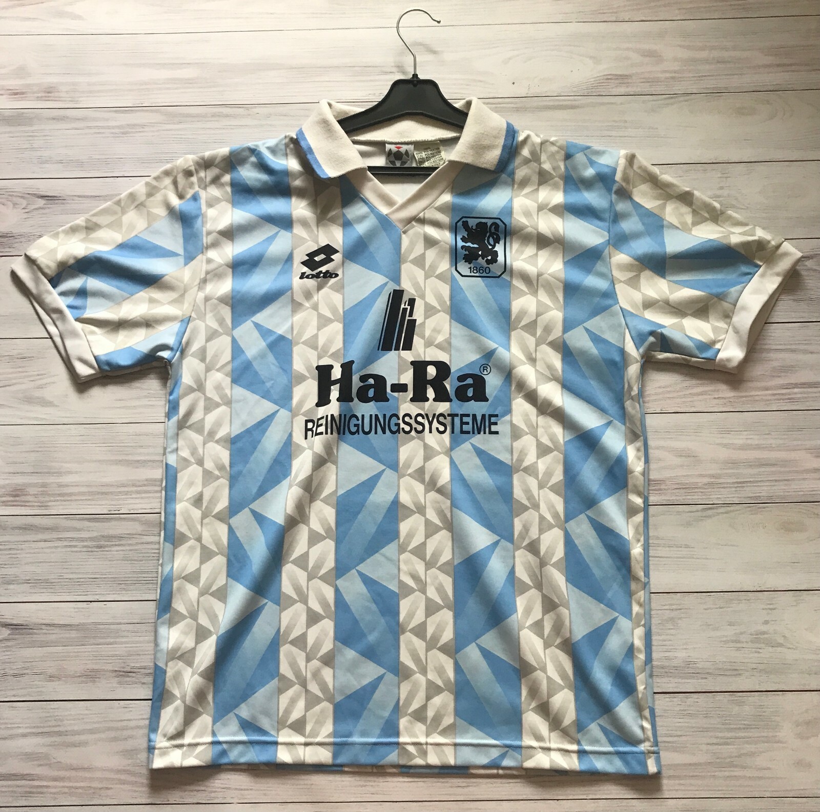 TSV 1860 München シャツ Lotto サッカーシャツ 1993-94 TSV 1860 Munchen Lotto player-issued shirt