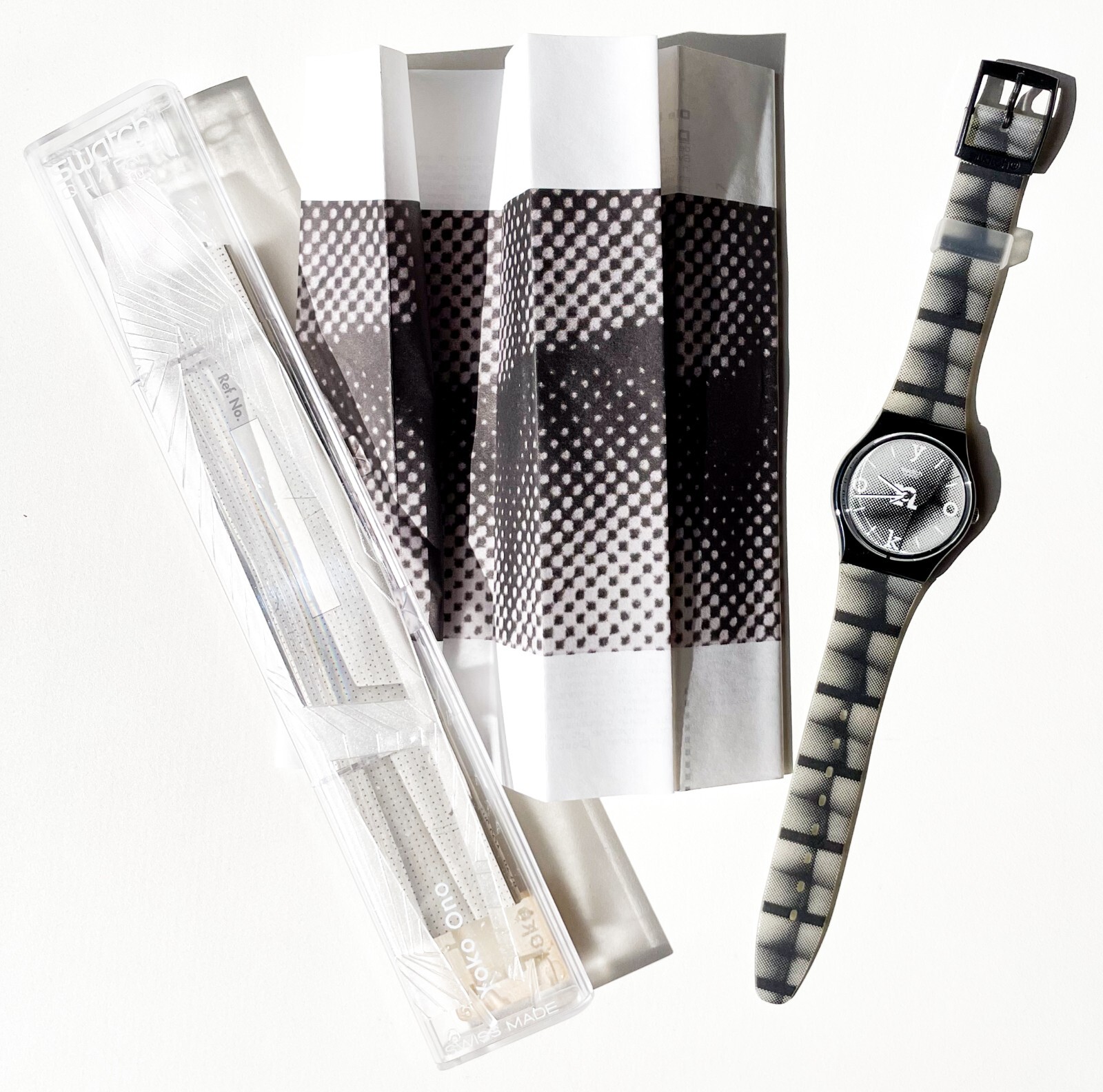 時計 SWATCH Yoko Ono model SWATCH Yoko Ono Film No 4 GB168 Watch Limited Edition - New