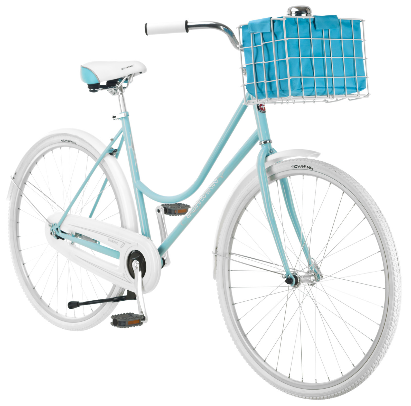 700C Schwinn Scenic Women's Multi-Use Bike, Light Blue