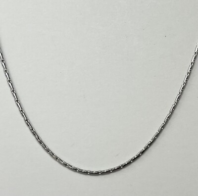 Stainless Steel Adjustable 1mm Box Snake Chain Necklace Expands To 29 