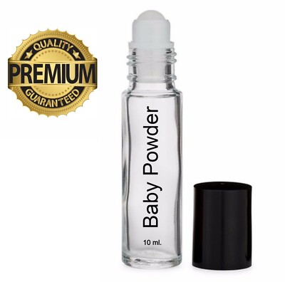Baby Powder 10ml / 1/3oz - 100% Pure UNCUT Fragrance Perfume Body Oil Roll On