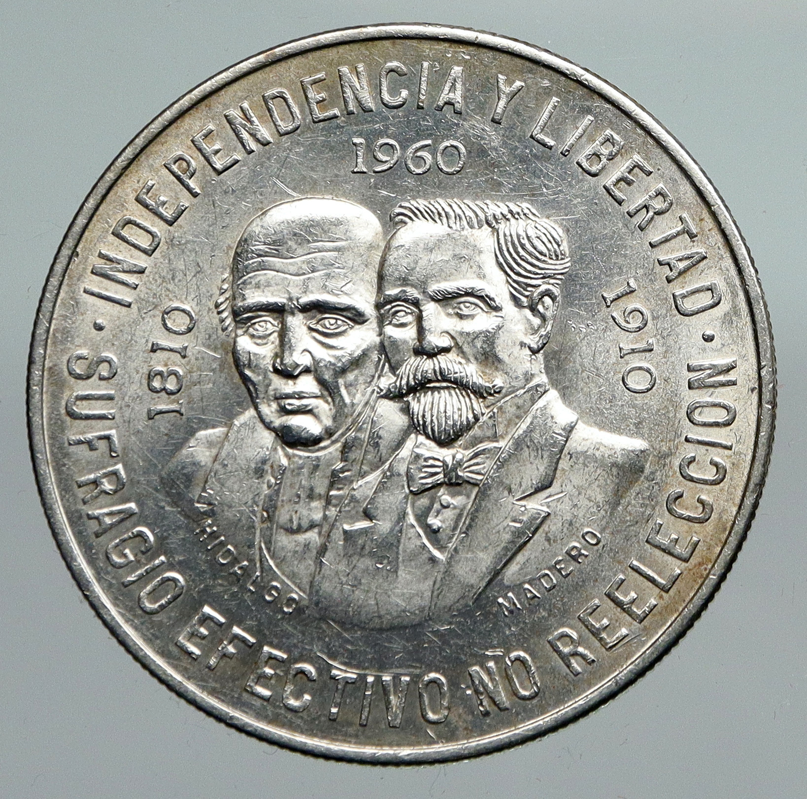 虎太郎②、⑤Misono ux10×2本 1960 Mexican 150Y WAR OF INDEPENDENCE Hidalgo Madero Silver 10