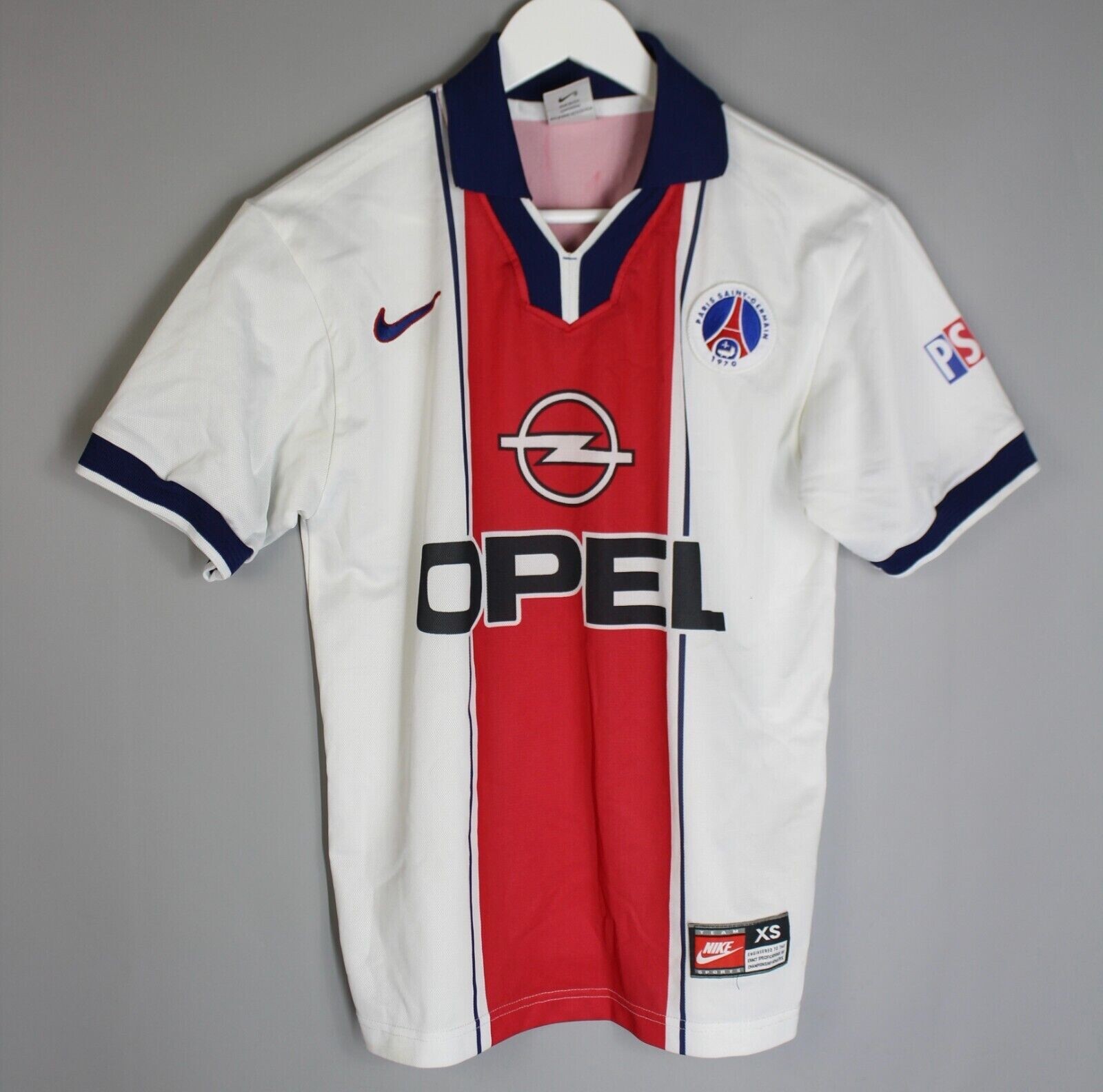 PARIS SAINT GERMAIN 1997/1998 AWAY FOOTBALL SHIRT JERSEY