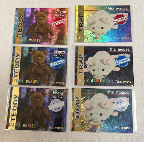 1998 TY Beanie Babies Cards Teddy/Trap
