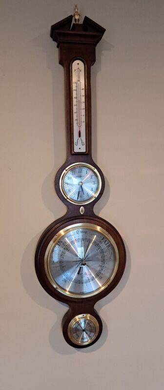 Howard Miller 612-718 Catalina Wall Clock Weather Station Excellent!!