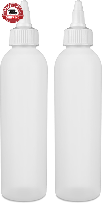 Condiment Squeeze Bottles, 6 OZ Empty Squirt Bottle, Leak Pr