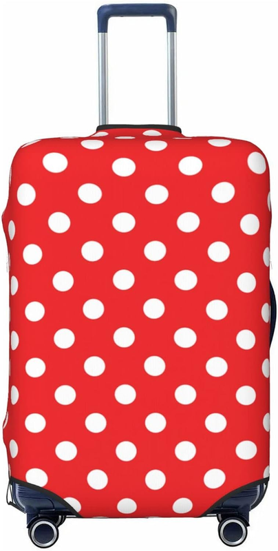Cover Red White Polka Dots Geometry Suitcase Covers For Lugg