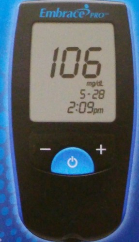 Embrace Pro Blood Glucose Meter Diabetes