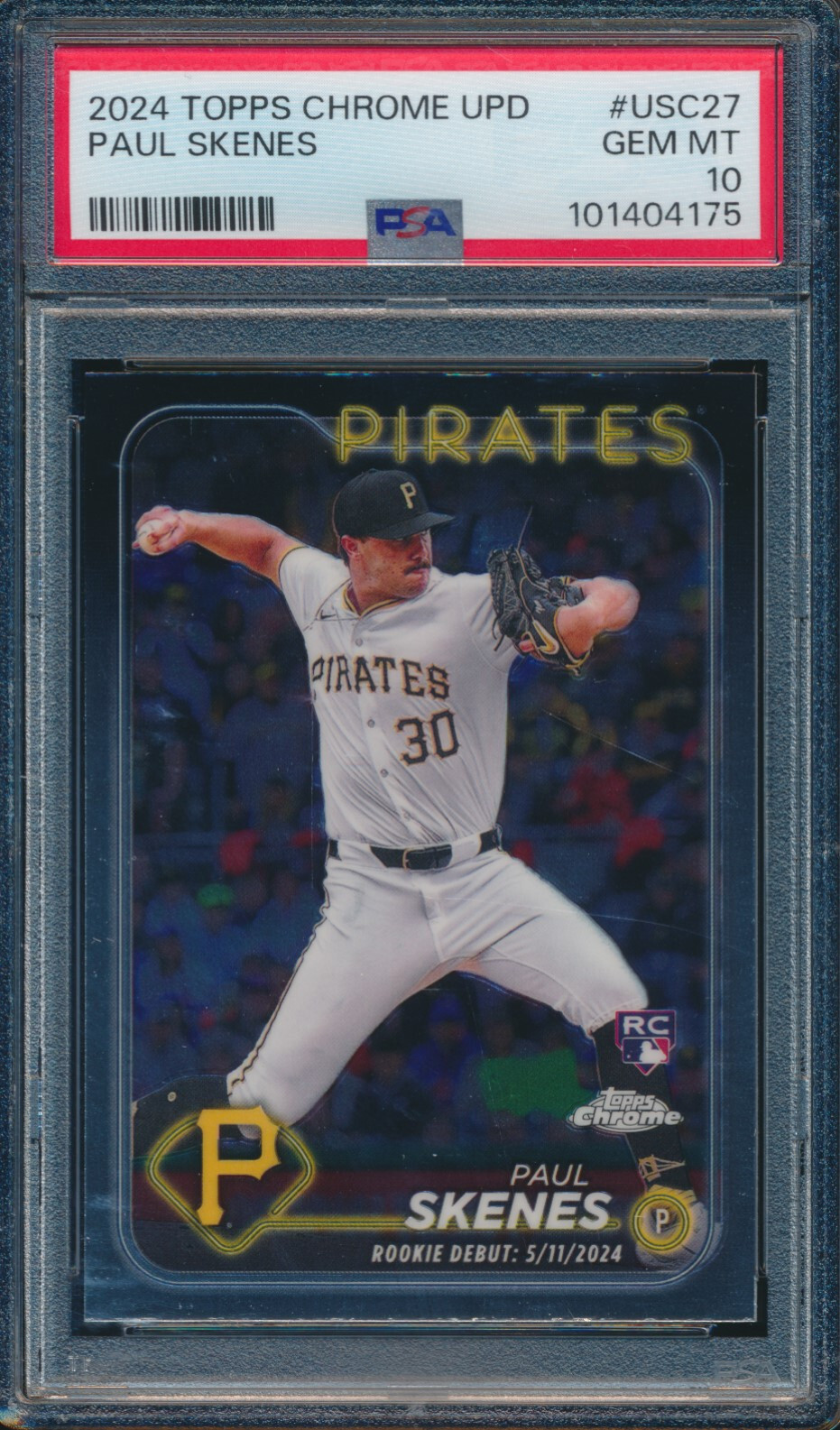 シングルカード Topps - PSA 10 Topps Chrome Update Paul Skenes Amazon.com: PAUL SKENES - 2024 Topps Chrome Update Base