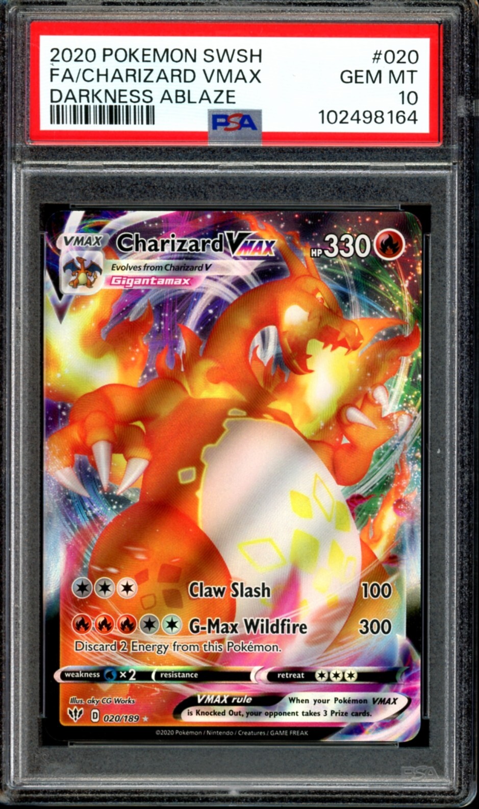 【PSA鑑定済み】Charizard Vmax GEM MINT 10【ポケカ】 $_57.JPG?set_id=880000500F