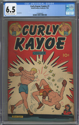 CURLY KAYOE COMICS #1 CGC 6.5 OFF-WHITE TO WHITE PAGES 1946