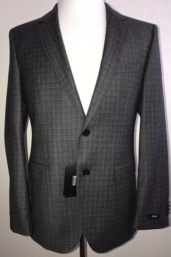 Pre-owned Hugo Boss $645 Boss  James4 Open Blue Sport Coat Jacket Size 38r Us