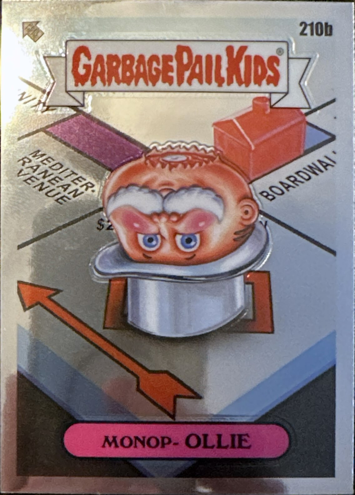 【シリアルナンバー入り】GARBAGE PAIL KIDS  Topps 13枚 2022 Topps Chrome Garbage Pail Kids MONOP- OLLIE #210b GPK