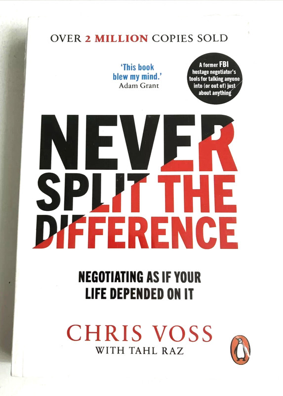 Never Split the Difference(Paperback)-By Chris Voss - New