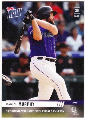2019 Topps Now - Daniel Murphy #301