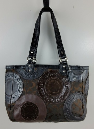 りょ　00’s coach enamel hand bag 00's coach vintage enamel hand bag y2k