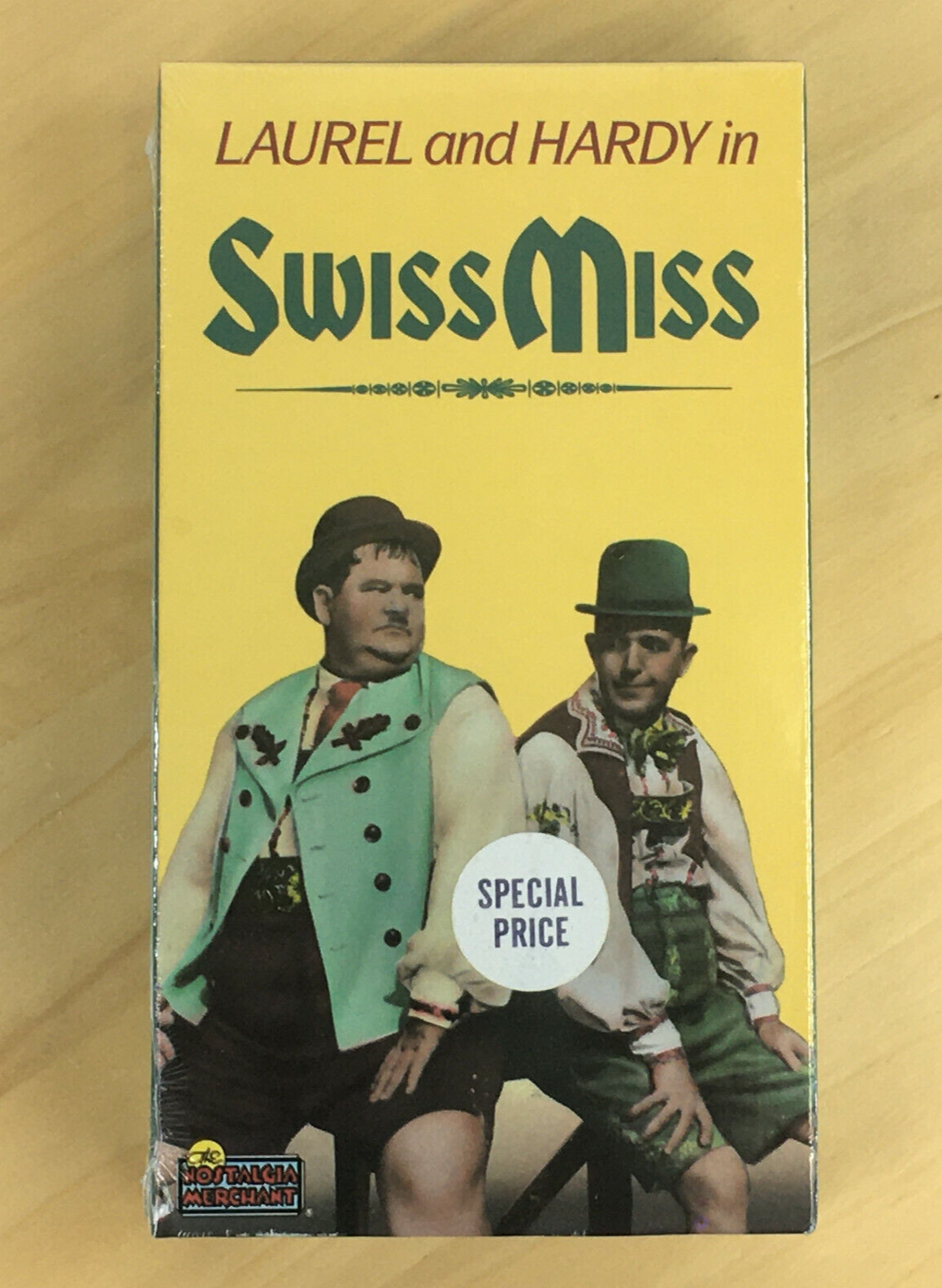 (未使用･未開封品)Laurel & Hardy: Swiss Miss [VHS] NOS Sealed Laurel & Hardy Swiss Miss VHS Tape B&W Comedy