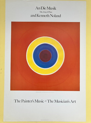 Kenneth Noland Noon Afloat Original Poster
