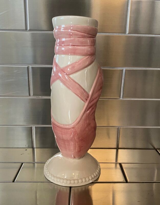 Ceramic Ballet Slipper Planter /Vase New!