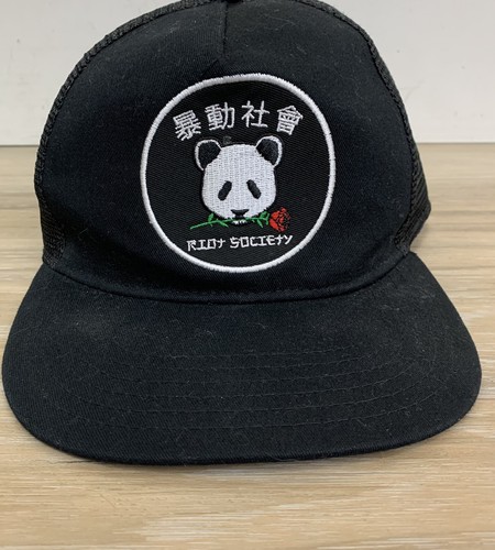 ★BAUF★ CAT SOCIETY MESH BALL CAP BLACK Riot Society hat panda snapback black Trucker Mesh | eBay