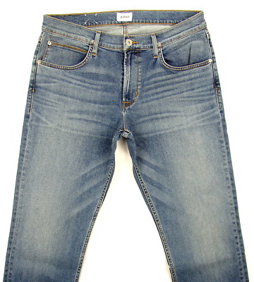 

Мужские джинсы Hudson Slim Straight Size 36x34 DARK BLUE W/FADE MSRP $198,00 NWT, Синий