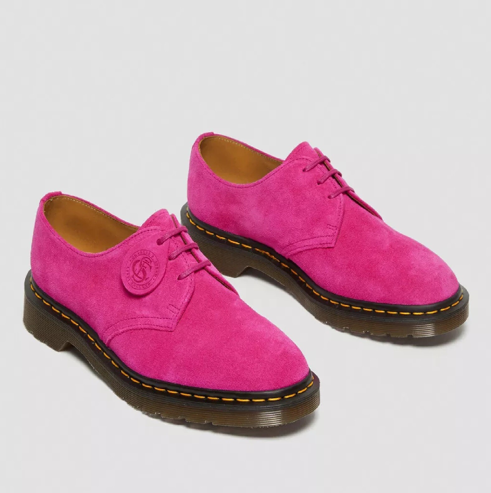 [27651689] Замшевые туфли Dr. Martens 1461, сделанные в Англии, розовые * НОВЫЕ*