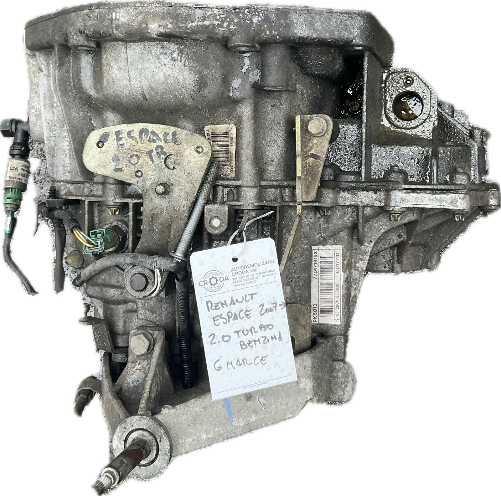 Cambio manuale per modello RENAULT ESPACE 2007 2.0 turbo benzina 6 marce usato