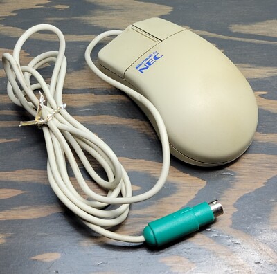 Vintage Microsoft PS/2 Mouse Port Compatible Mouse 2.1A C3KKMP1