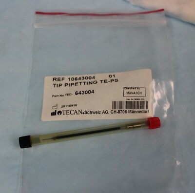 Tecan Tip Pipetting TE-PS DMSO-Res Black Teflon Coated 643004, 10643004