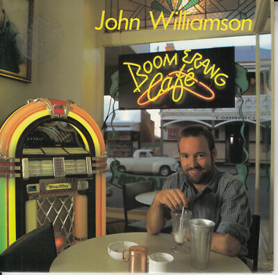JOHN WILLIAMSON  Boomerang Cafe PICTURE SLEEVE 7'' 45 record NEW + juke box strip