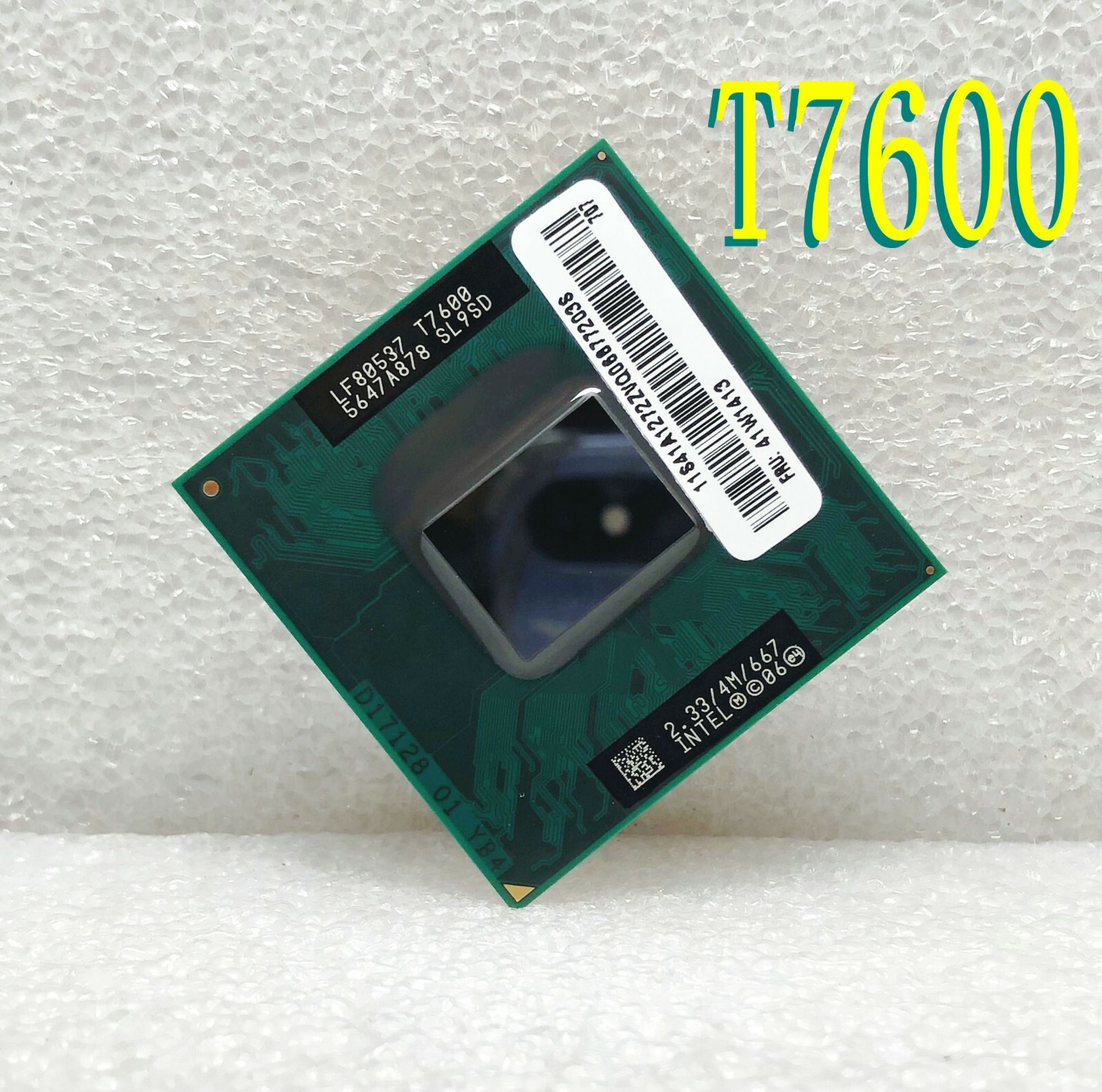 Intel core 2 duo t7600. T7600 процессор.